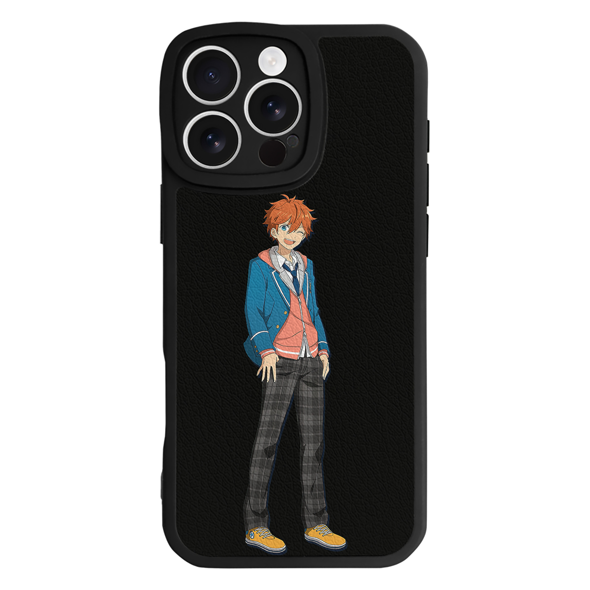 （画像用） あんさんぶるスターズ! Ensemble Stars 【iPhone 16シリーズ対応】シリコンスマホケース（レザー調） 材質：シリコン